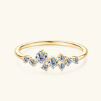 Luxury Design 925 Sterling Silver Moissanite Ring