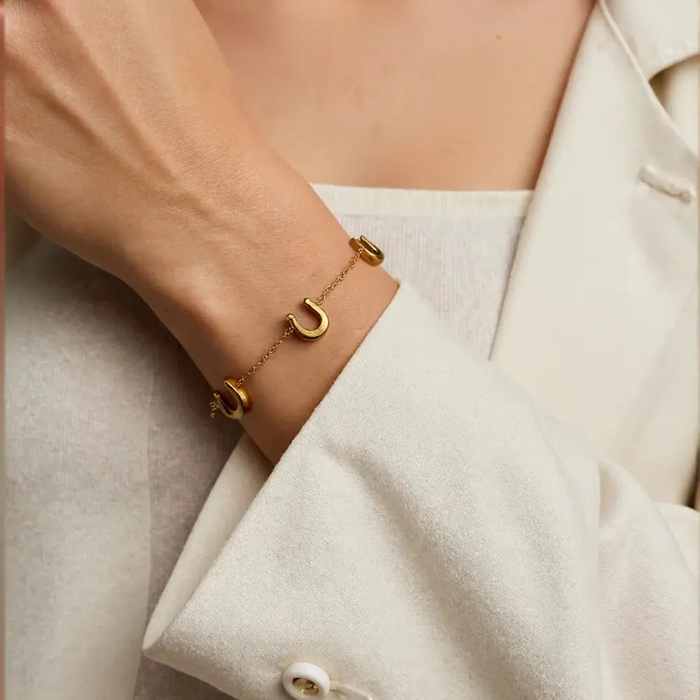 Stainless Steel Tarnish Free Heart Shape Bracelet