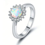Best selling 9mm Brass Opal Round Rings