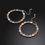 Fashionable and Colorful Square Candy Cuban Bracelet Chain