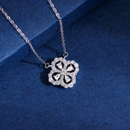925 Sterling Silver Four Leaf Clover Necklace