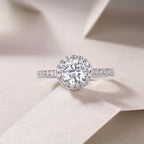 Hot-Selling 925 Sterling Silver Round Moissanite