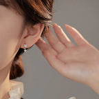 S925 Silver Delicate Zirconia Butterfly Earring