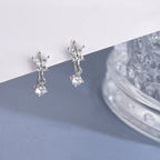 S925 Silver Delicate Zirconia Butterfly Earring
