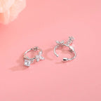 S925 Silver Delicate Zirconia Butterfly Earring