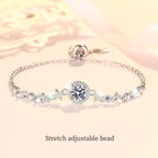 S925 Sterling Silver Elegant Moissanite Bracelet