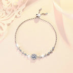 S925 Sterling Silver Elegant Moissanite Bracelet
