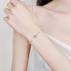 S925 Sterling Silver Elegant Moissanite Bracelet