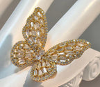 Hoteselling Zircon Butterfly Open Ring
