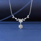 S925 Pure Silver Wheat Ear Necklace