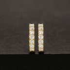 S925 Silver Moissanite Sophisticated Earrings