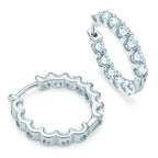 S925 Silver Moissanite Sophisticated Earrings