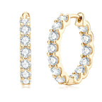 S925 Silver Moissanite Sophisticated Earrings