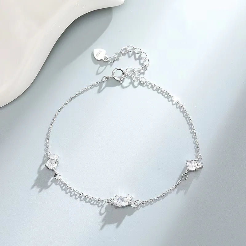 High Quality Fashion Engraved Zircon Bracelet