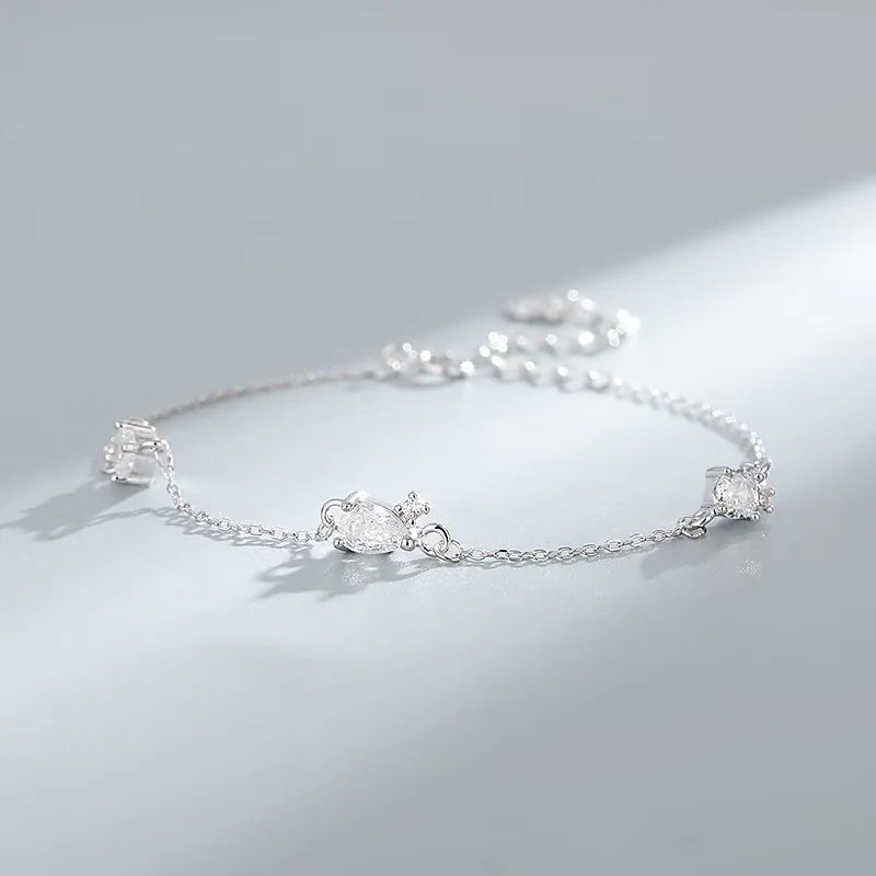 High Quality Fashion Engraved Zircon Bracelet