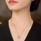 Cross Border S925 Silver Moissanite Necklace