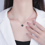 925 Sterling Silver Four-leaf Clover Necklace