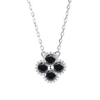 925 Sterling Silver Four-leaf Clover Necklace