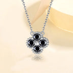 925 Sterling Silver Four-leaf Clover Necklace