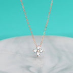 Four Leaf Clover Moissanite Necklaces 925 Silver