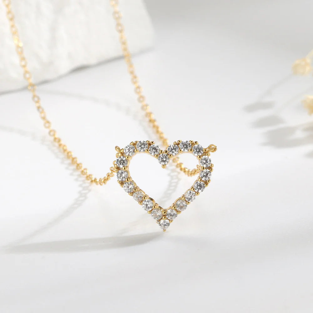 Trendy Cubic Zirconia Heart