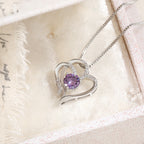 Fashion Elegant Zirconia LOVE Heart Necklace