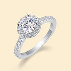 Hot-Selling 925 Sterling Silver Round Moissanite