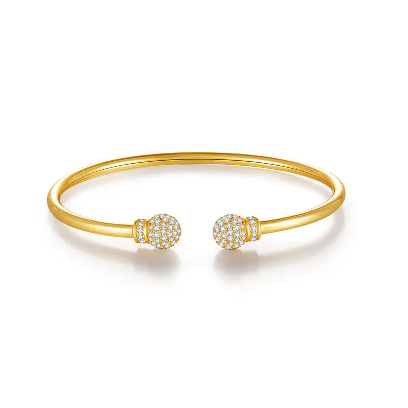 Personality S925 Sterling Silver Moissanite Bracelet