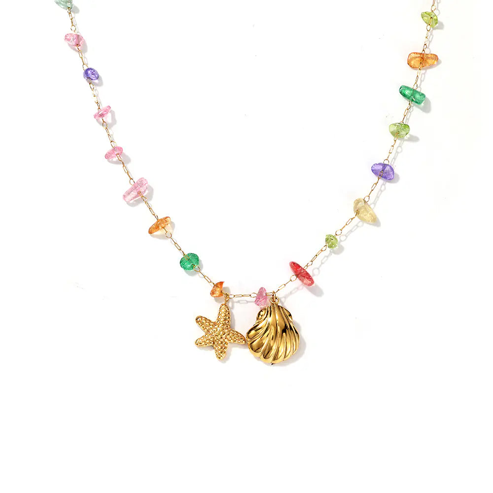Ocean Beach Choker Conch Shell Necklace