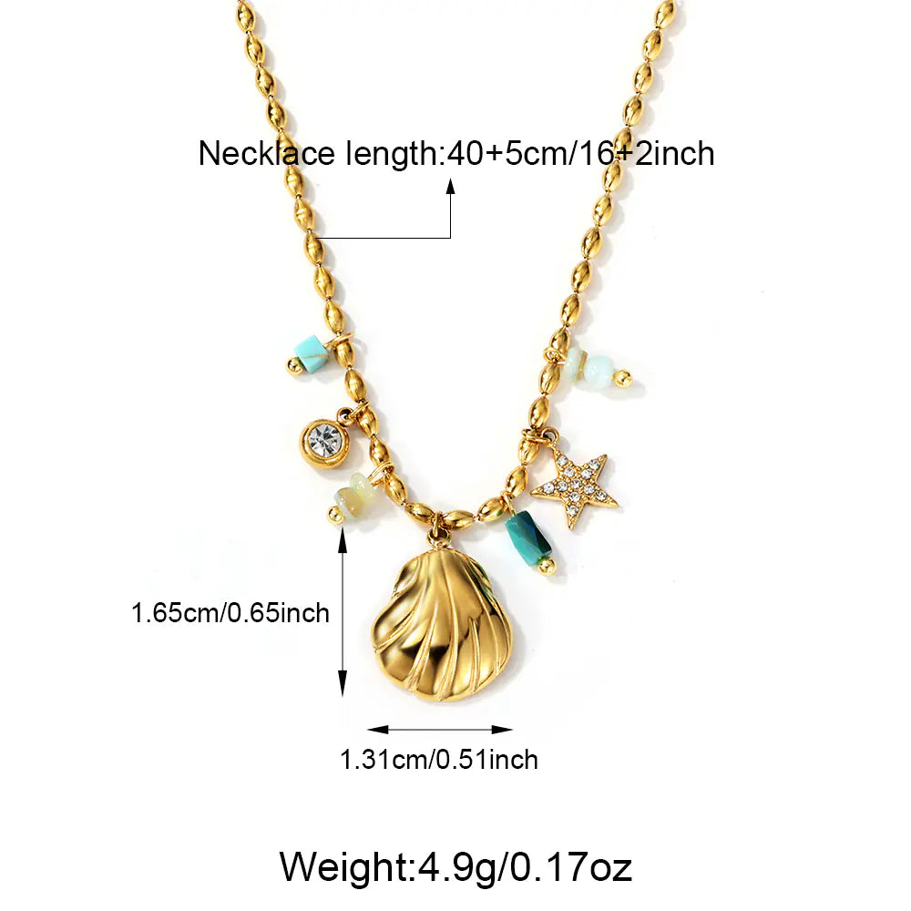 Ocean Beach Choker Conch Shell Necklace