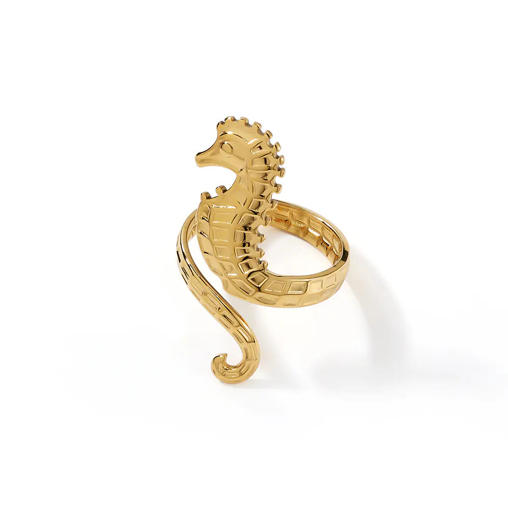 18k Gold Plated Stainless Steel Opening Ring