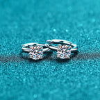 New Fashion 5mm 925 Silver CZ Stud Earrings