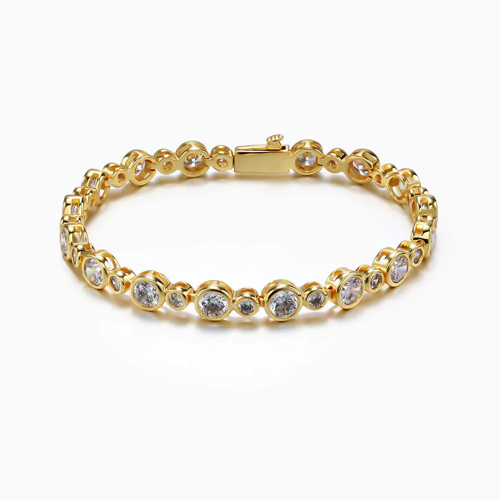 Sustainable Luxury 6mm Round-shaped Tennis Bracelet
