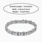 Sustainable Luxury 6mm Round-shaped Tennis Bracelet