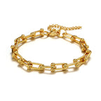 Stainless Steel Hippie Gothic Fashion Charm Bracelet