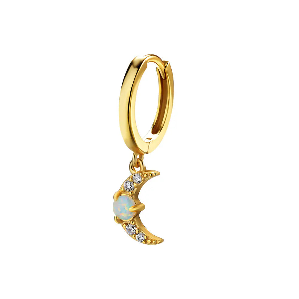 No Tarish S925 Moon&Sun Earrings Available
