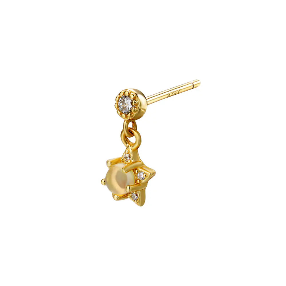 No Tarish S925 Moon&Sun Earrings Available