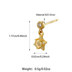 No Tarish S925 Moon&Sun Earrings Available