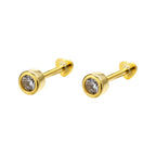S925 Sterling Silver Unique Niche Design Fine Stud Earrings