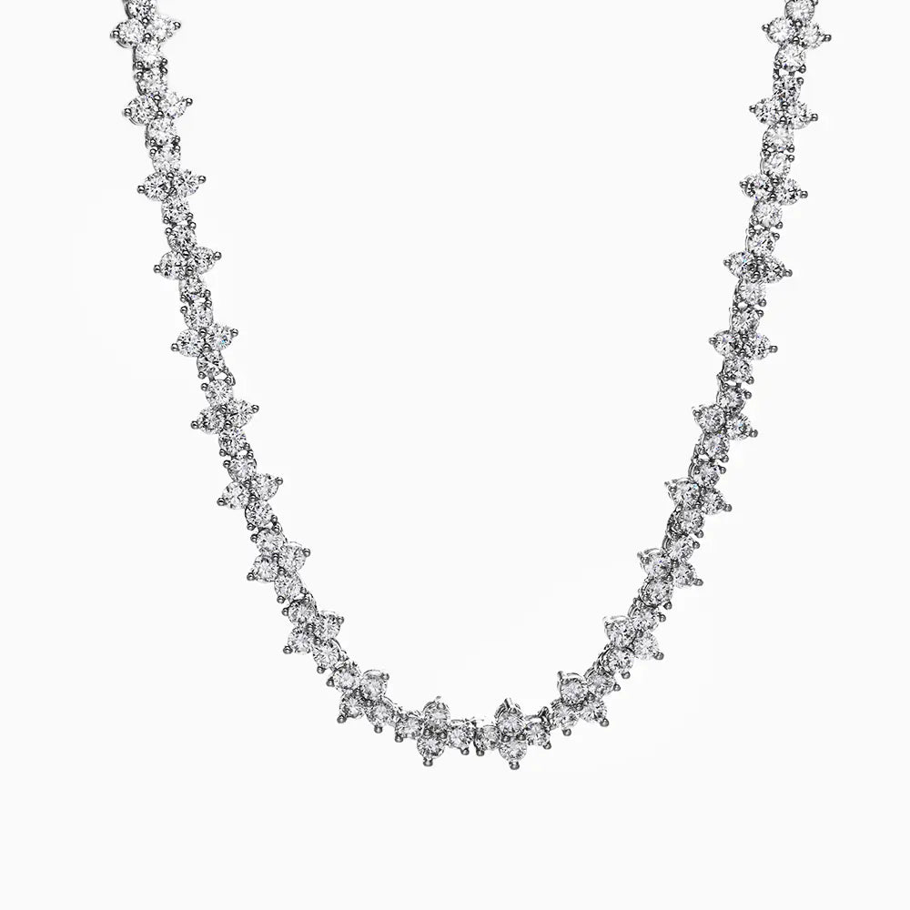 Plum blossom tennis chain