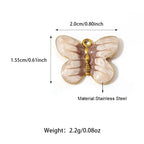 Stainless Steel Butterfly Pendant Necklace