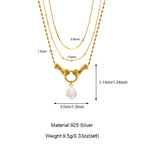 New 925 Silver Pearl Hand Bead Chain