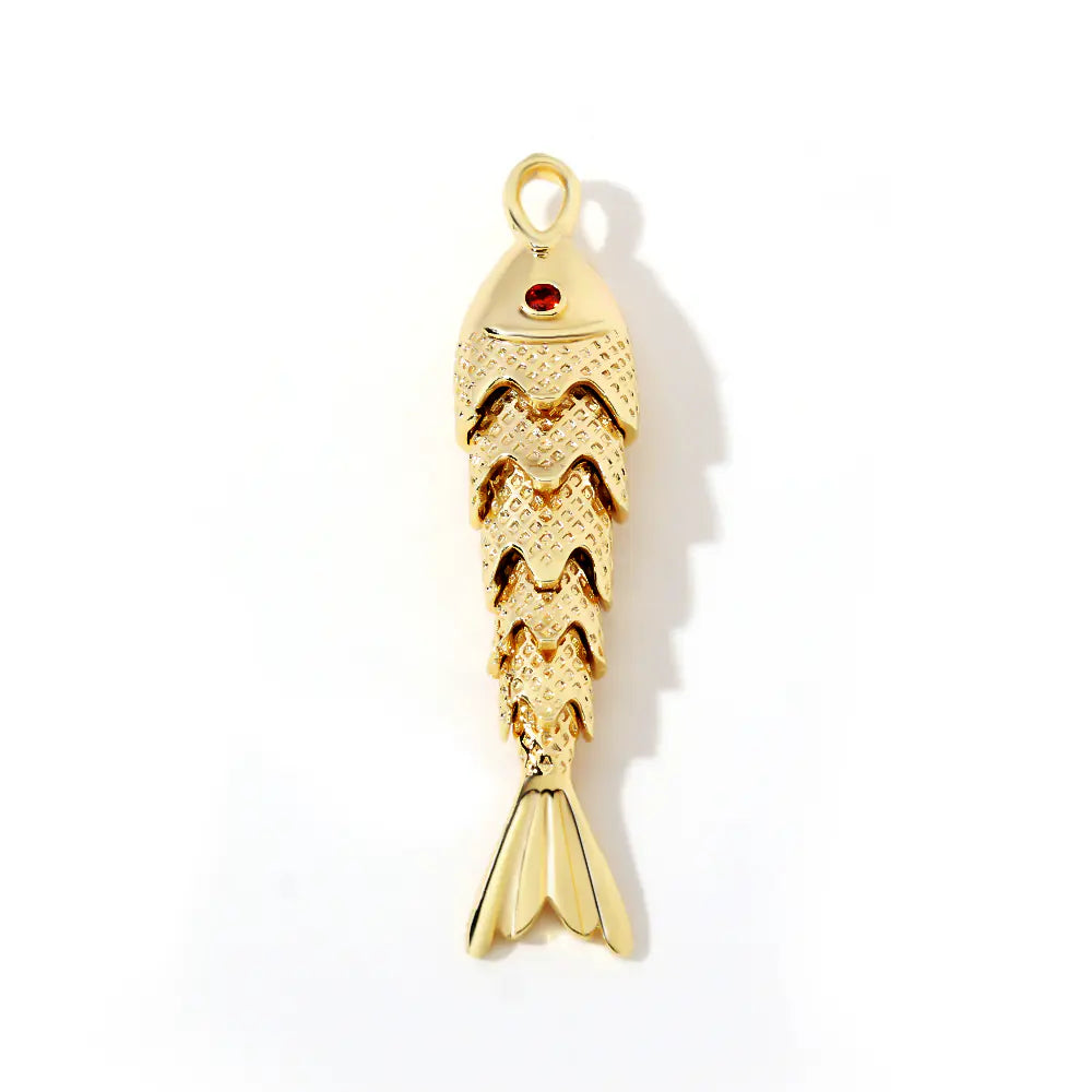High Quality Brass Various Fish Pendant Necklace