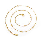 Stainless Steel SnakeBone Chain Necklace