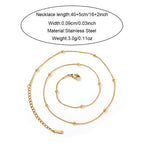 Stainless Steel SnakeBone Chain Necklace