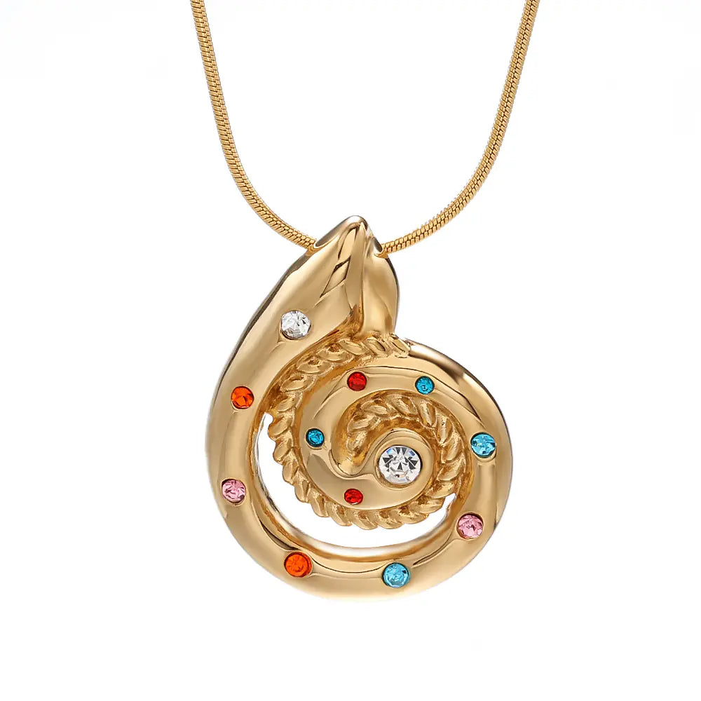 Good Quality Stainless Steel Conch Shape Necklace