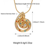 Good Quality Stainless Steel Conch Shape Necklace