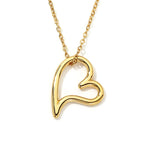 Irregular Heart Shape Stainless Steel Necklace Hot Sale