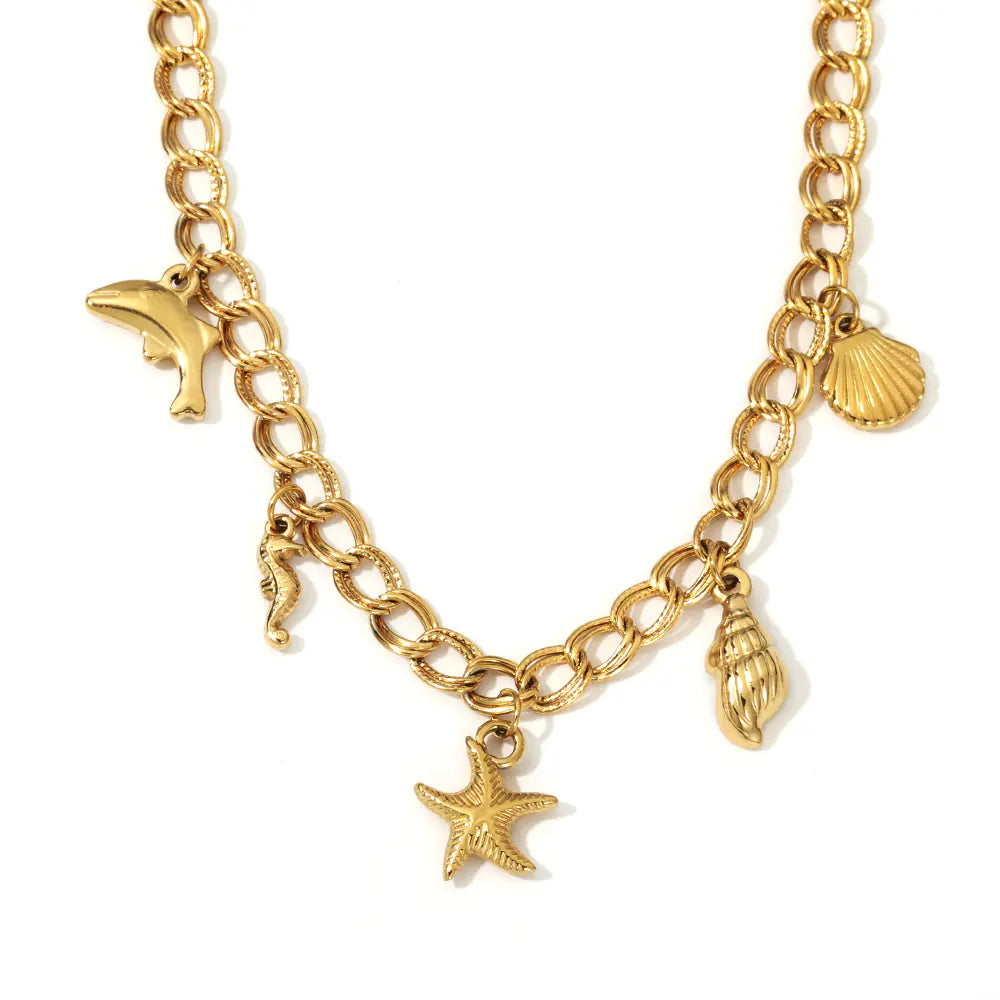 Marine Style Stainless Steel Necklace
