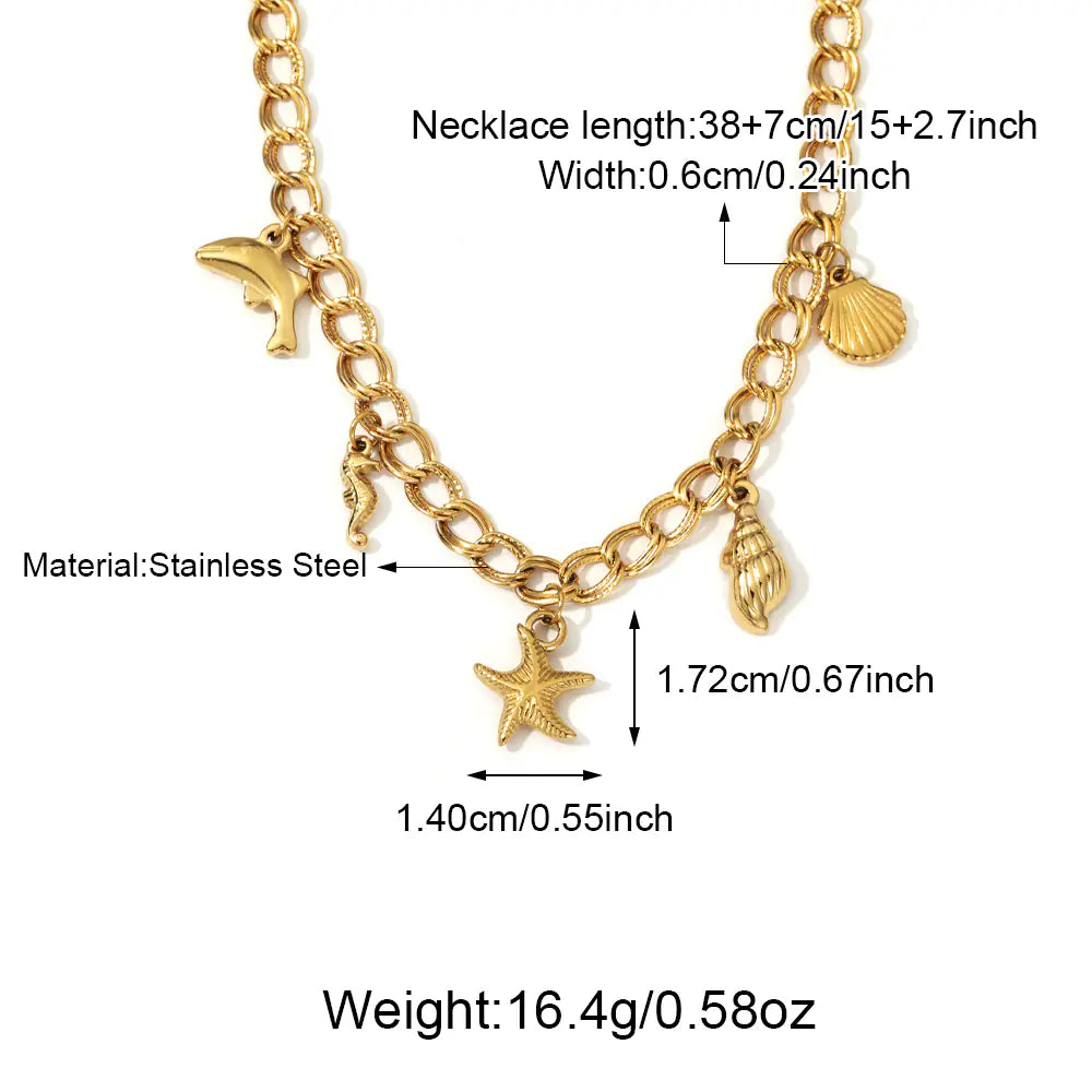 Marine Style Stainless Steel Necklace